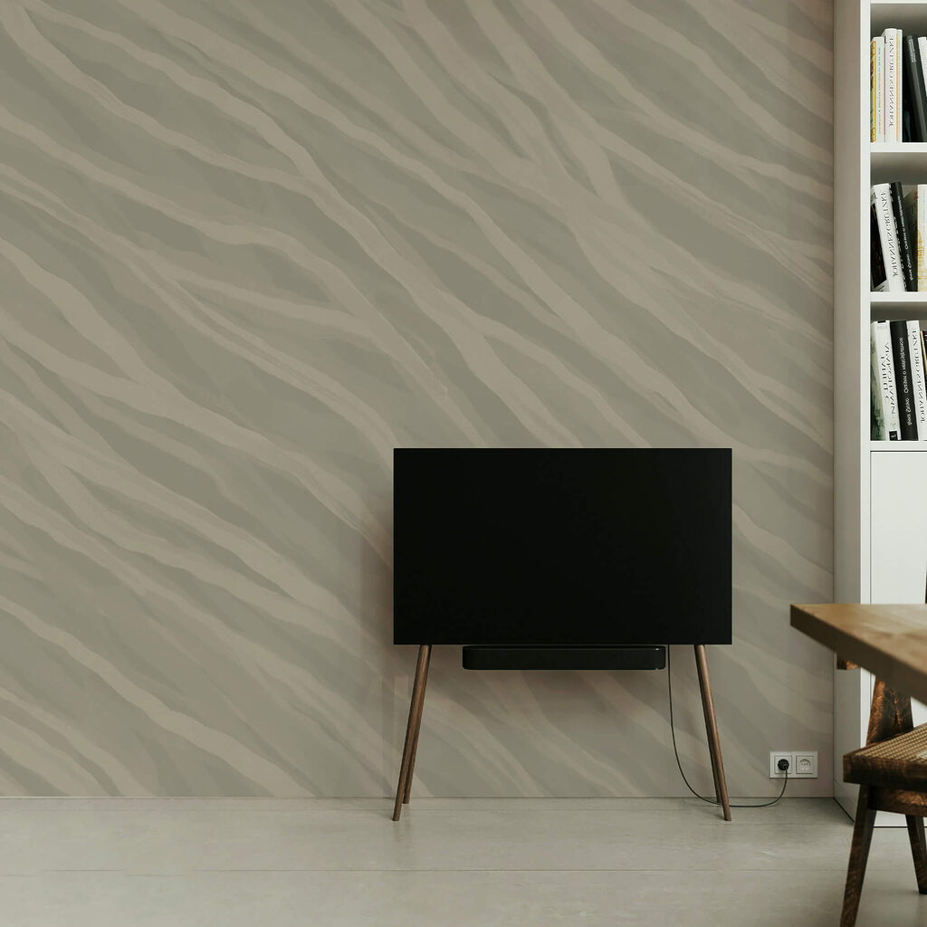 Diagonal strips in grey-green — interior 2