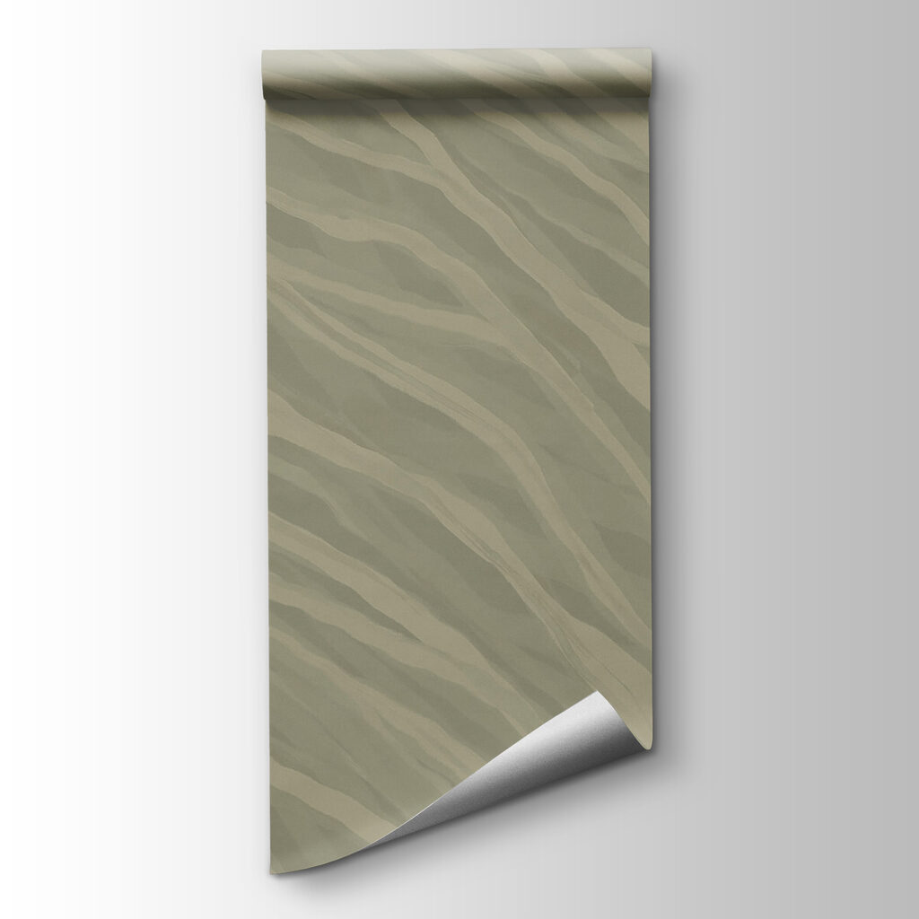 Diagonal strips in grey-green — product view