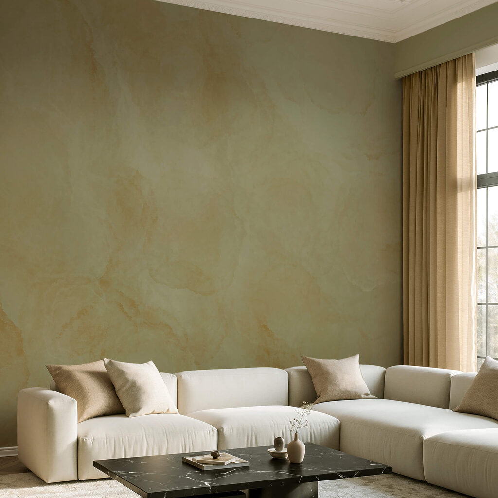 Mottled paint veils — interior 1