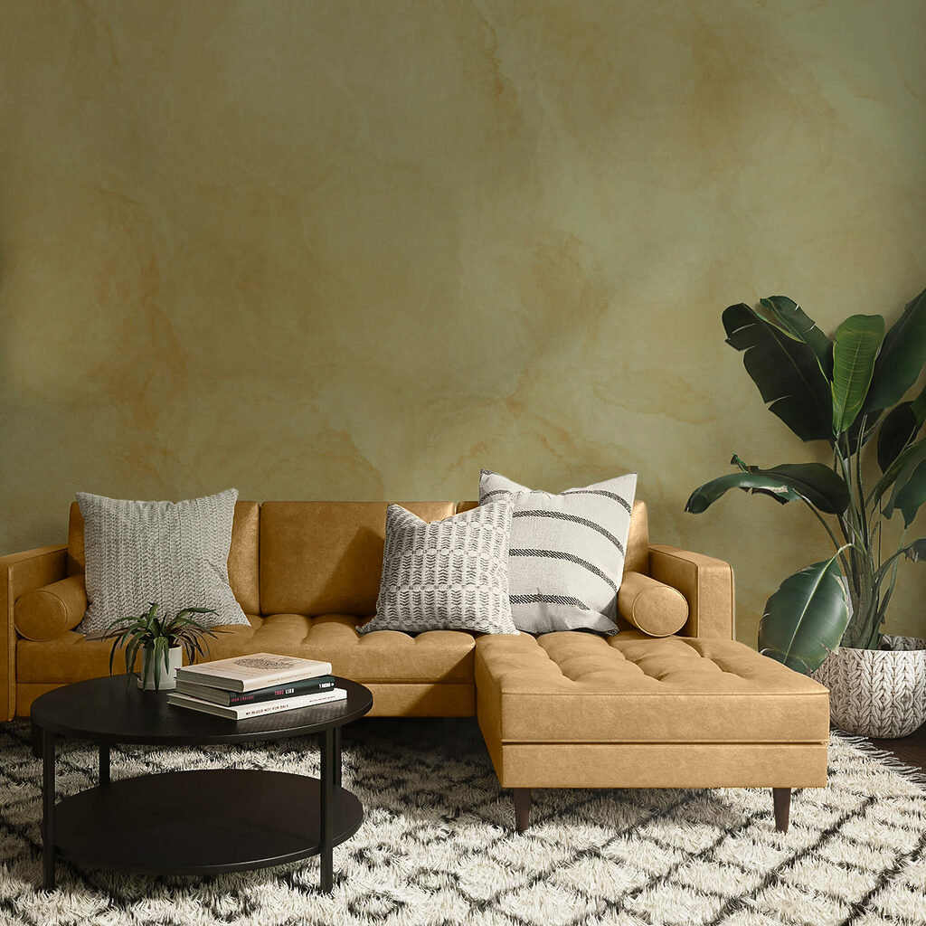 Mottled paint veils — interior 2