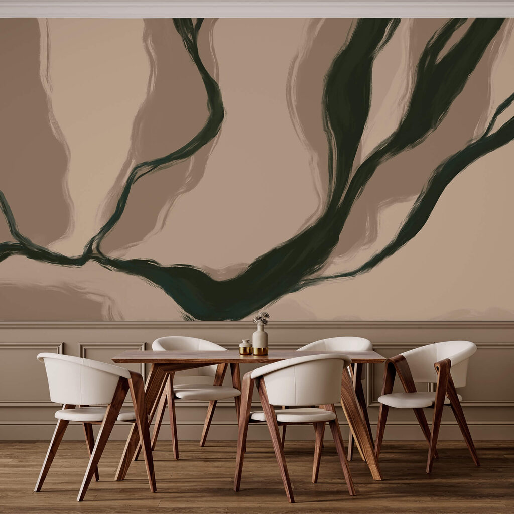 Dark streams through sand — interior 4