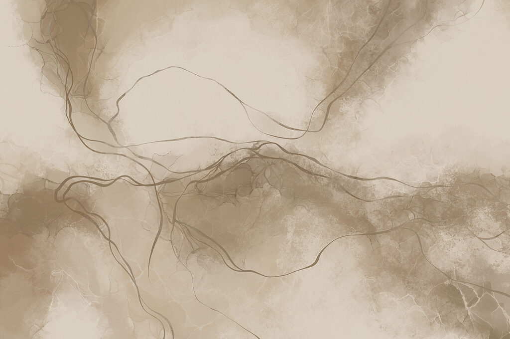 Fine veins between clouds — full design