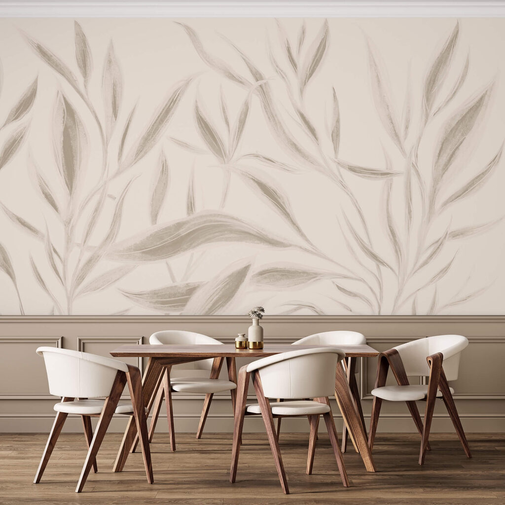 Narrow leaves in watercolour — interior 2