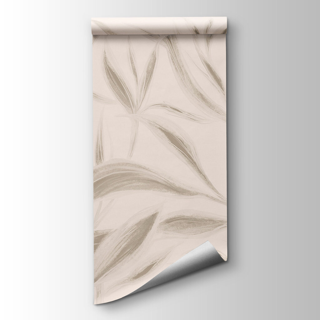 Narrow leaves in watercolour — product view