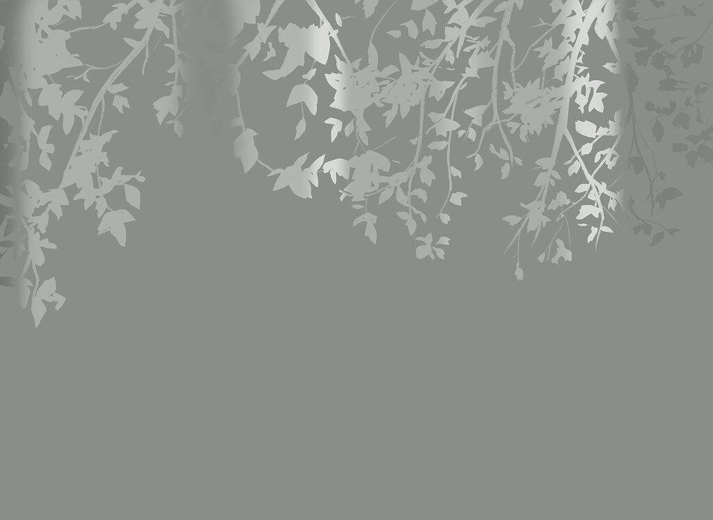Hanging leaves and twigs — full design