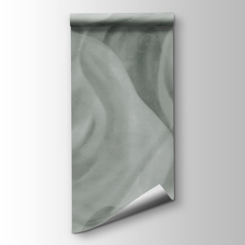 Green shapes turning round — product view