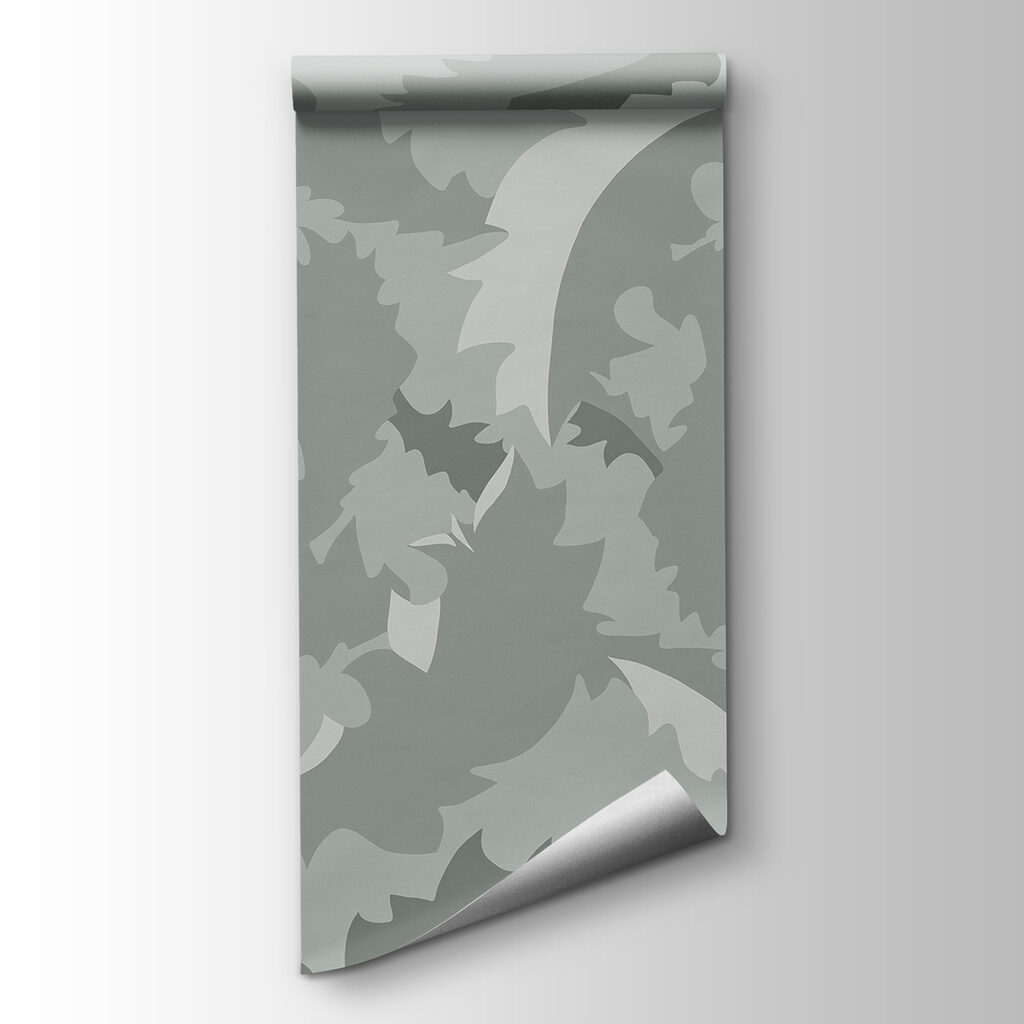 Curling leaves in grey-green — product view