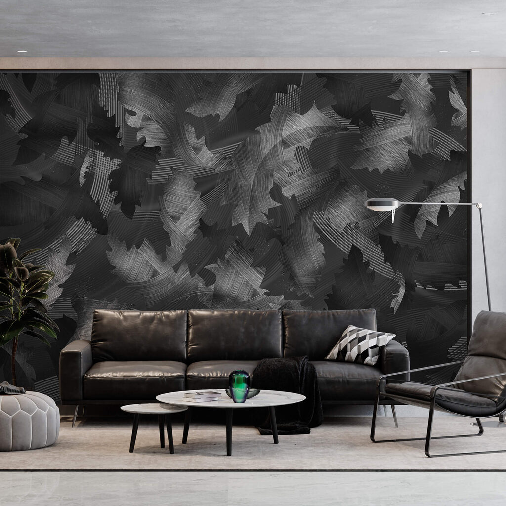Dark feathers falling — interior 2