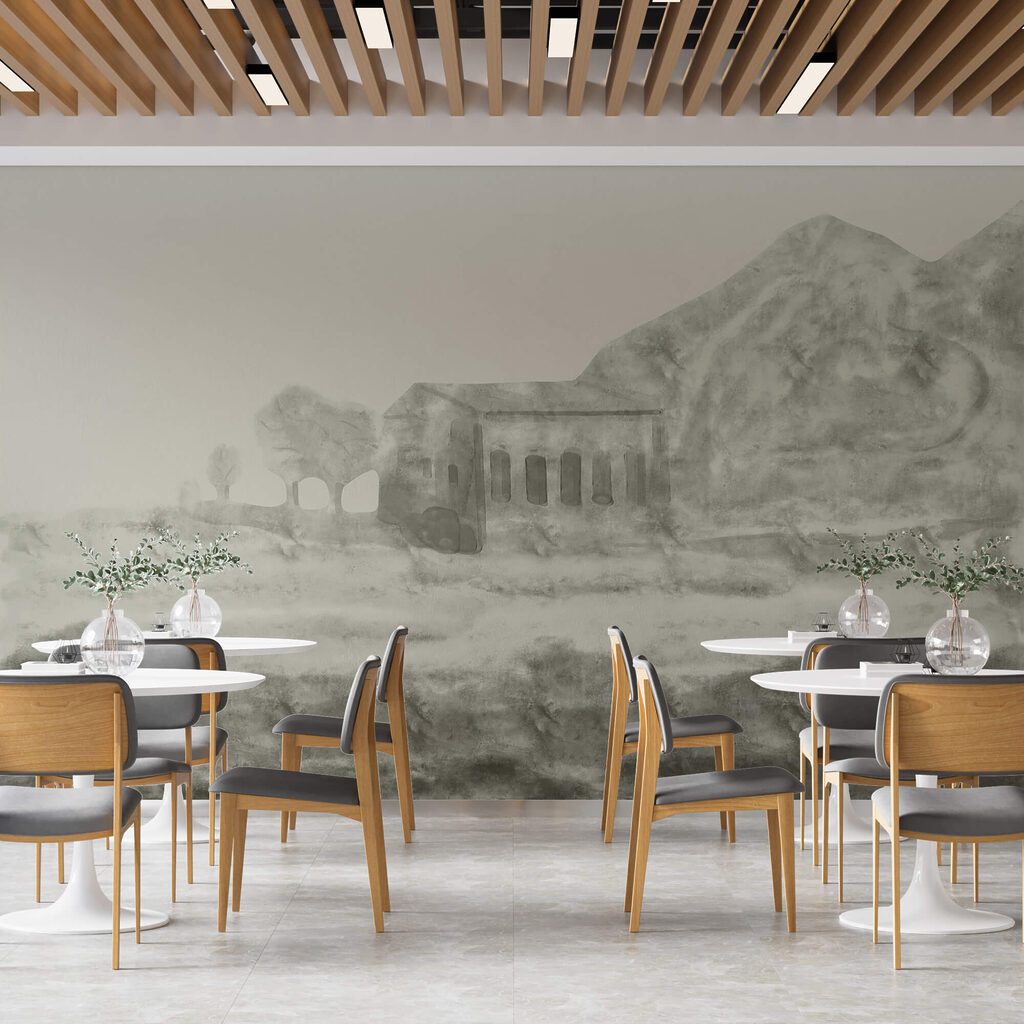 Old building in mist — interior 1