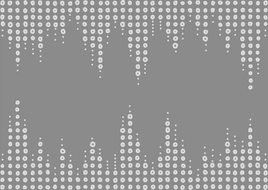 Dots in uneven rows — full design
