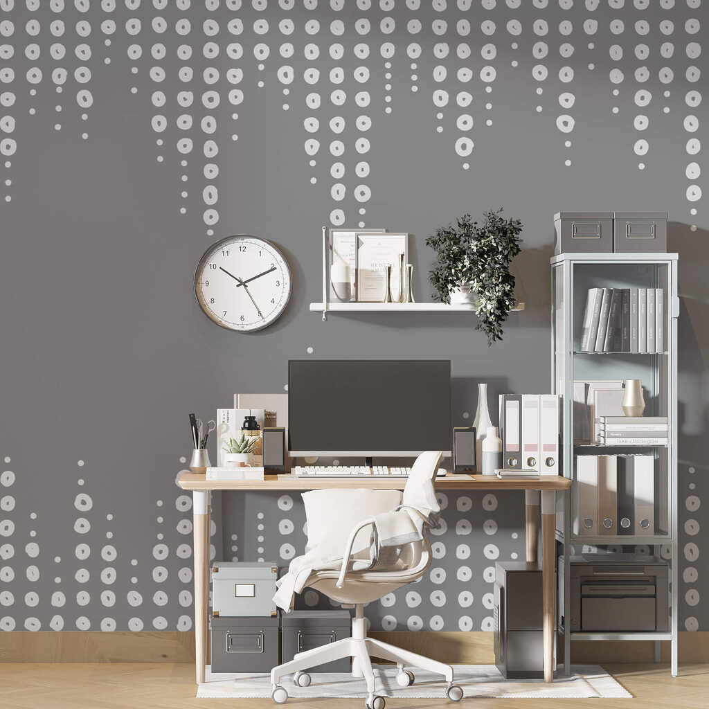 Dots in uneven rows — interior 2