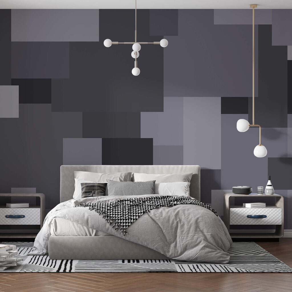 Squares in dark greys — interior 1