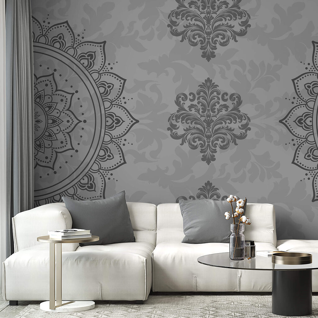 Fine grey ornaments — interior 2