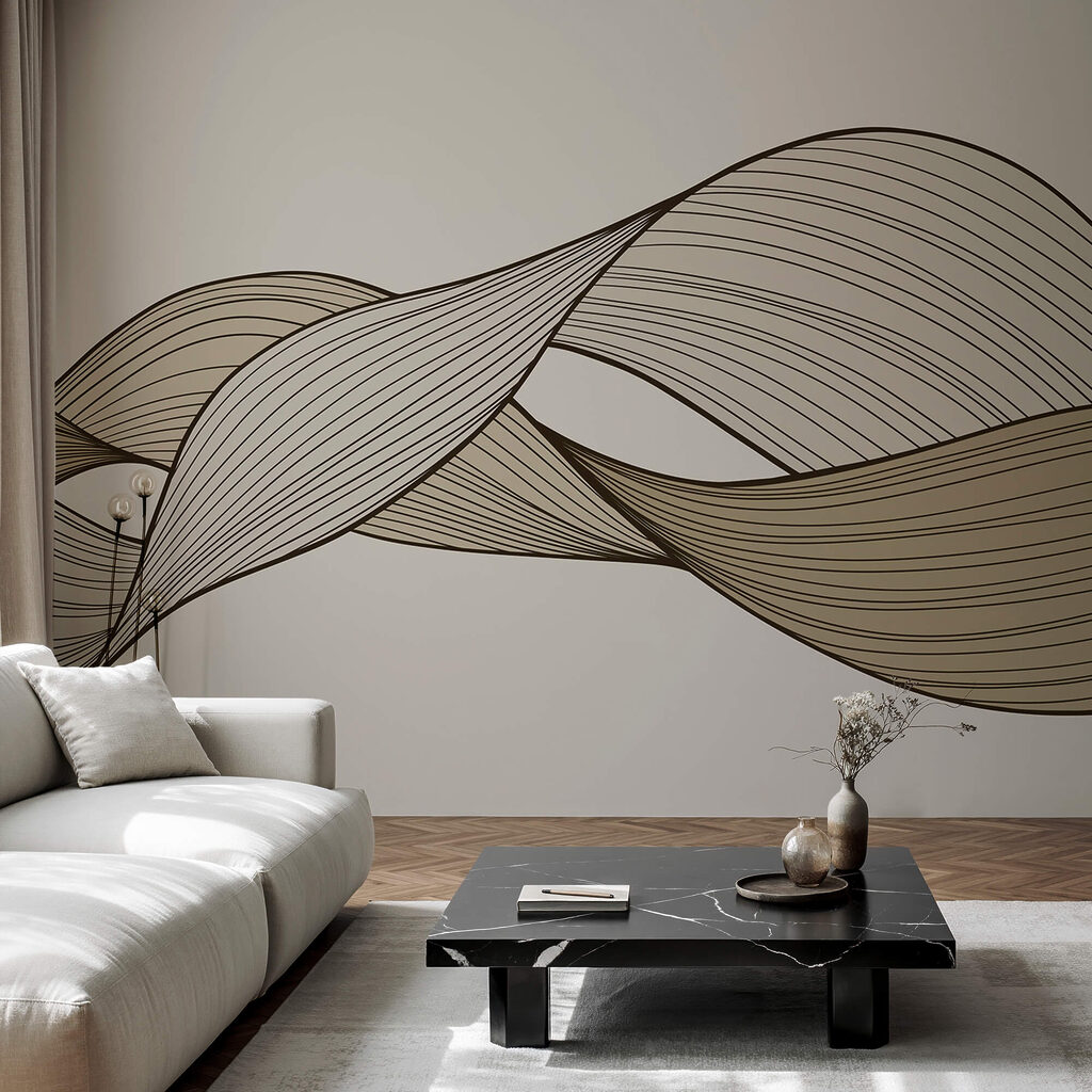 Flowing ribbons — interior 1