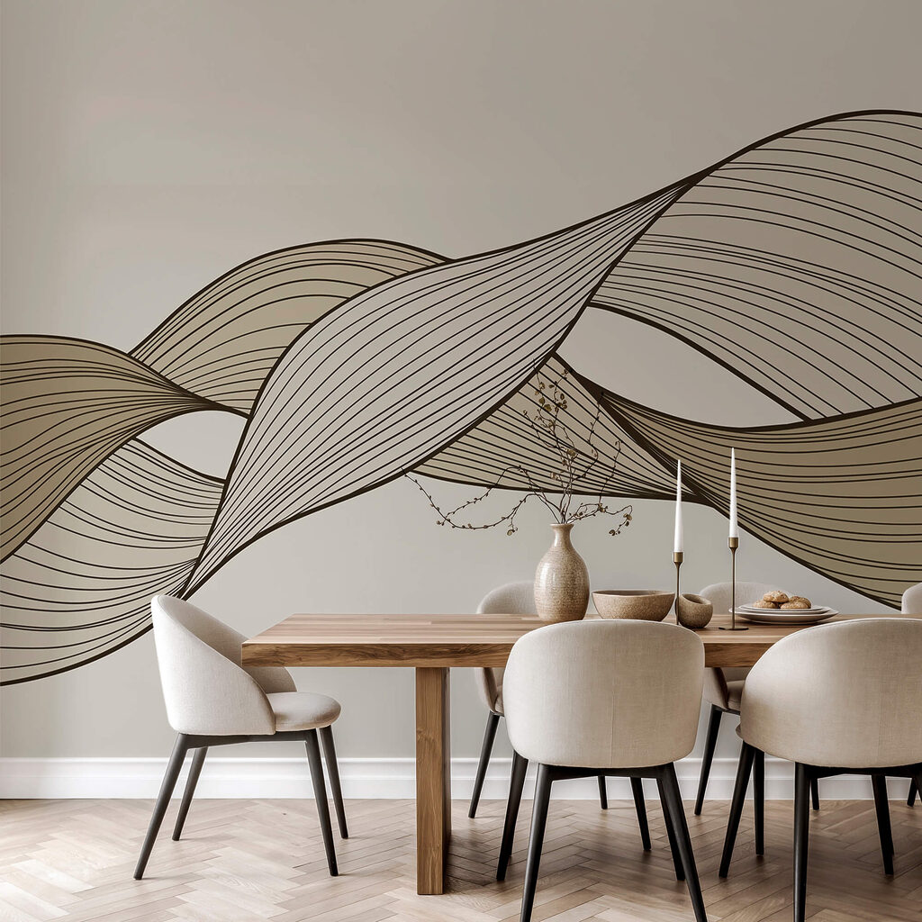 Flowing ribbons — interior 2