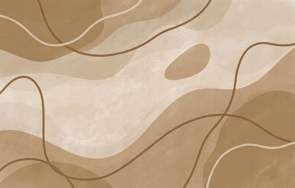 Flowing organic shapes — full design