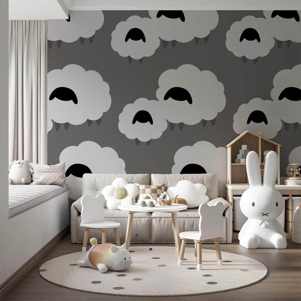 Sheep close together — interior 1