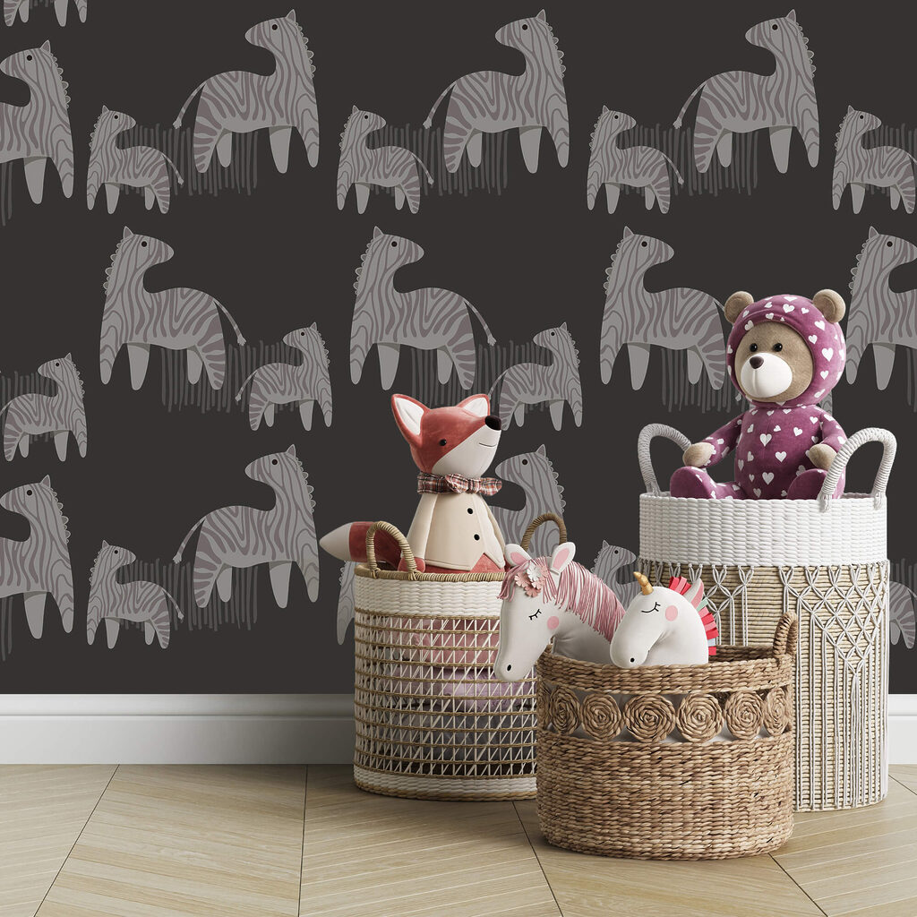 Llamas in fine lines — interior 1