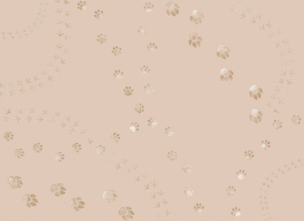 Small flowers in curves — full design