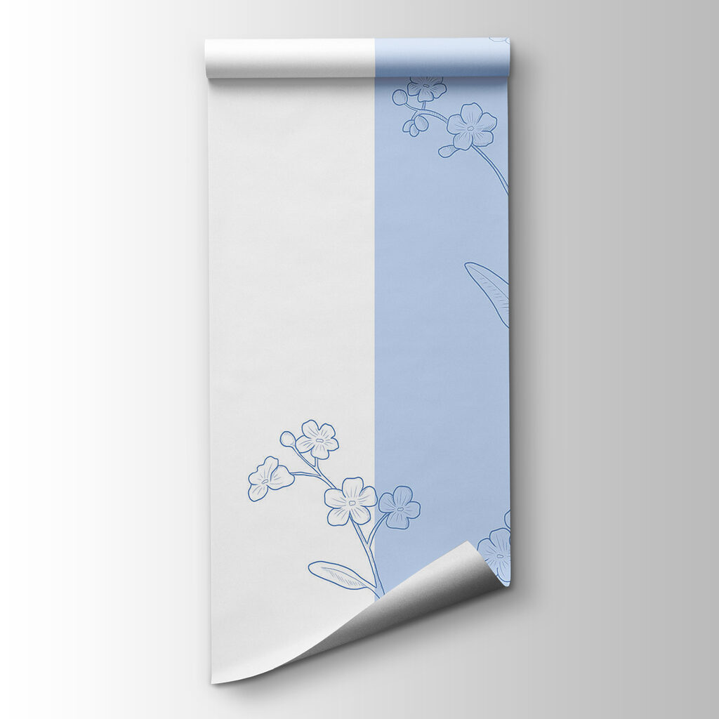 Fine flower outlines — product view