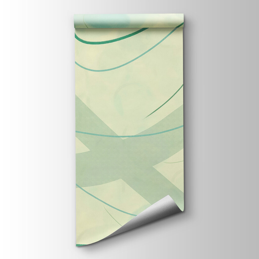 Flowing green lines — product view