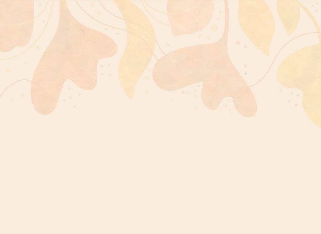 Hanging organic shapes — full design