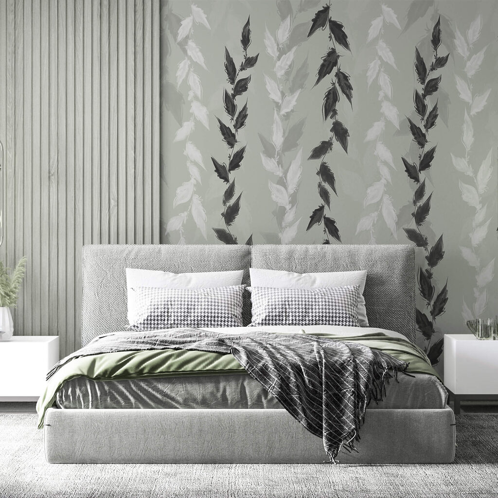Leaves in straight rows — interior 2