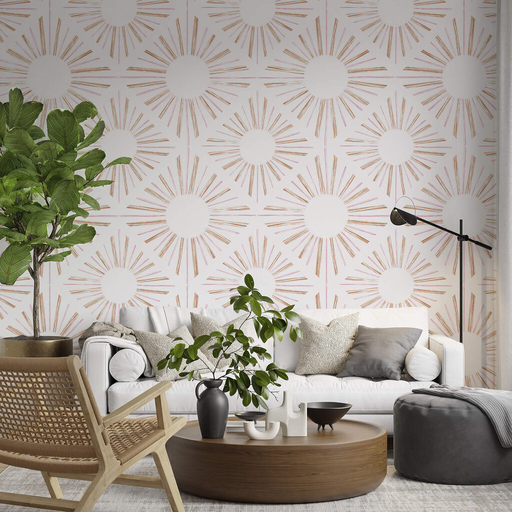 Suns in thin lines — interior 1