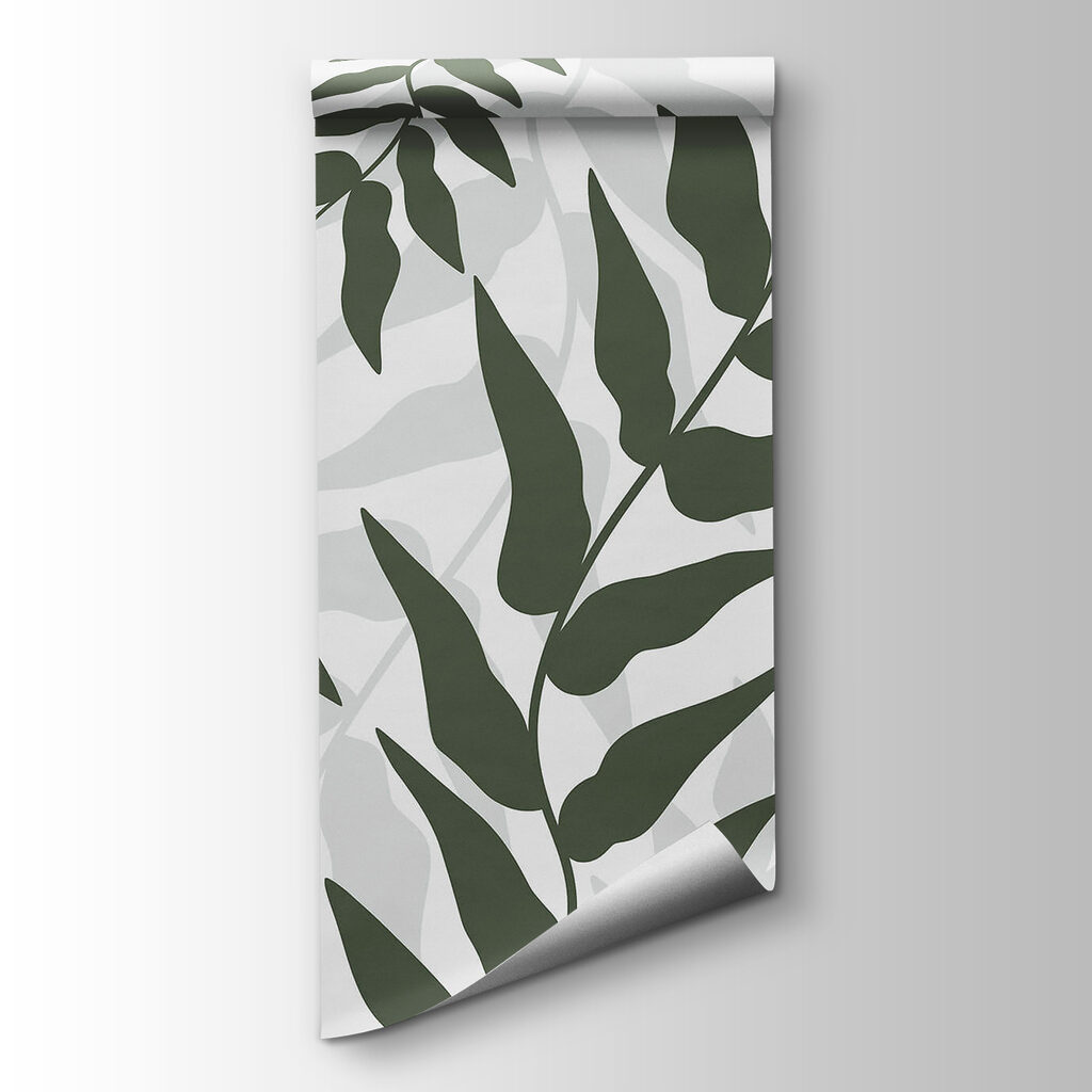 Green leaves over shadows — product view