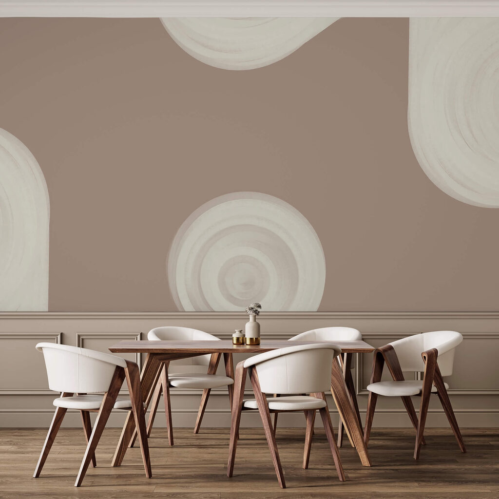 Circles in Clay in an interior