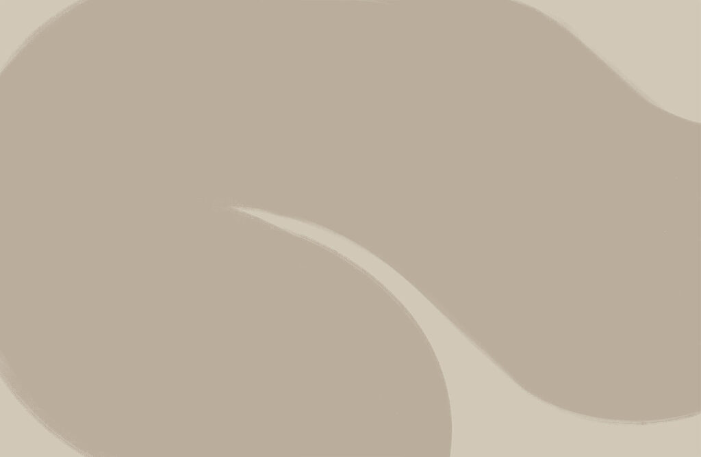 Round shapes flow together — full design