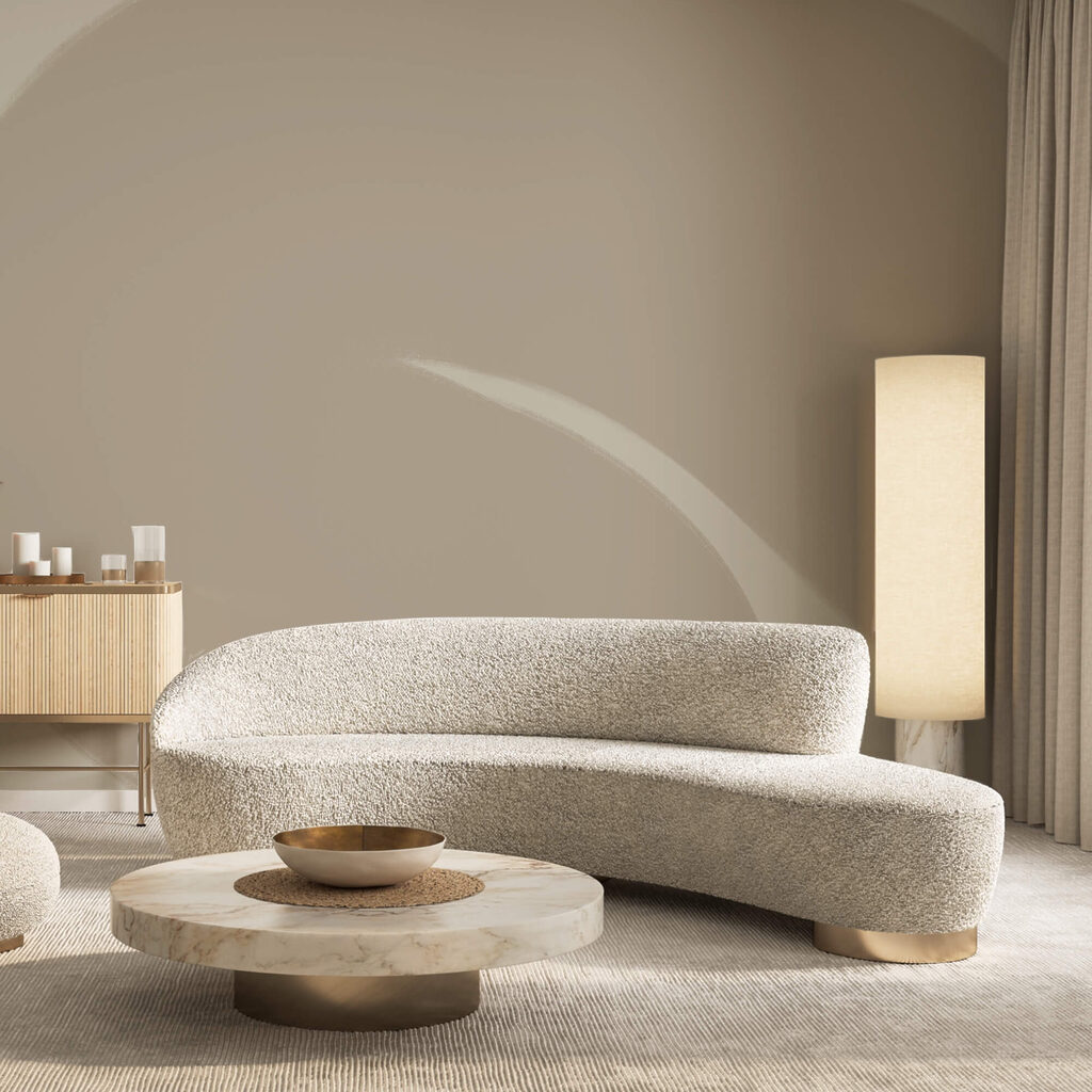 Round shapes flow together — interior 2