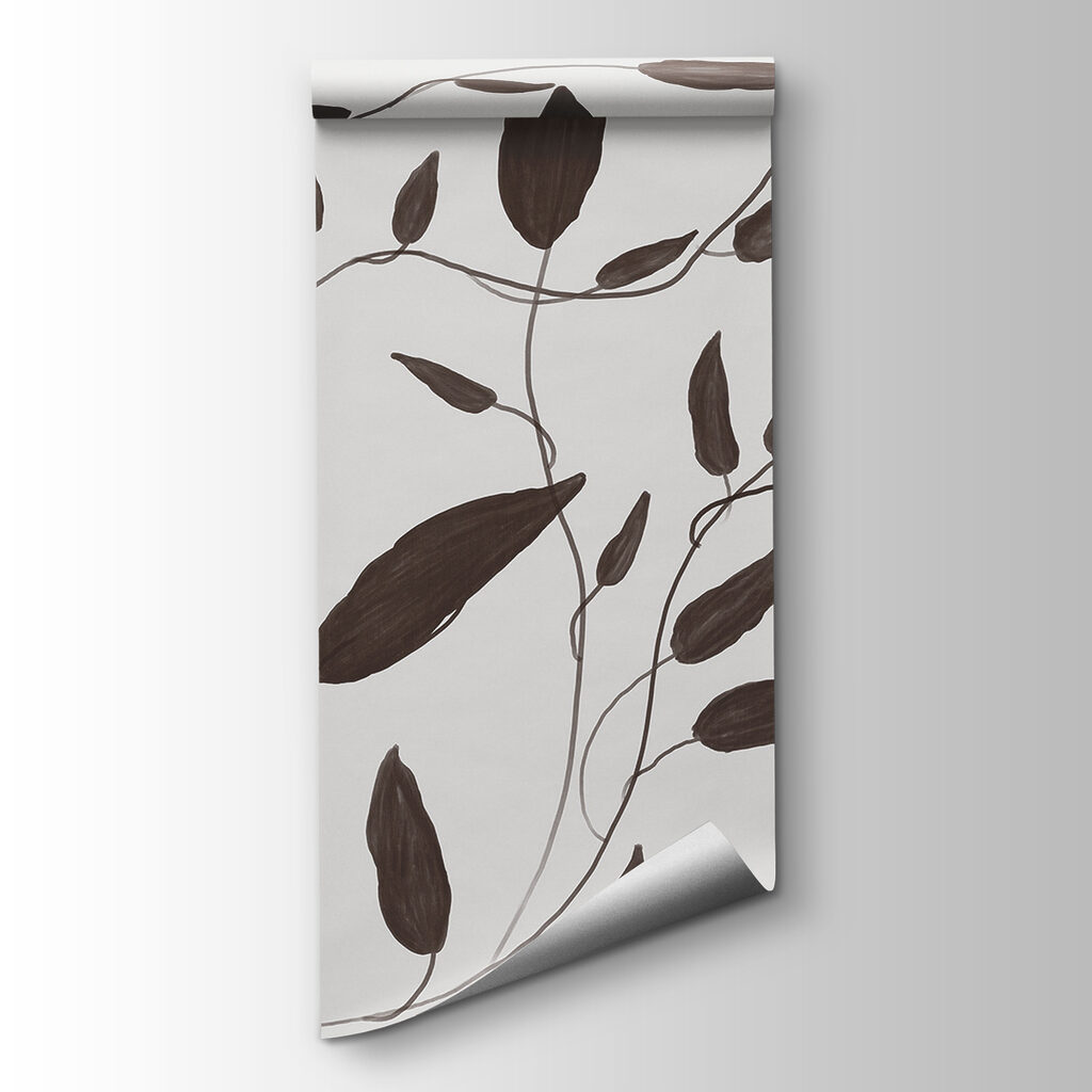 Leaves on curling stems — product view