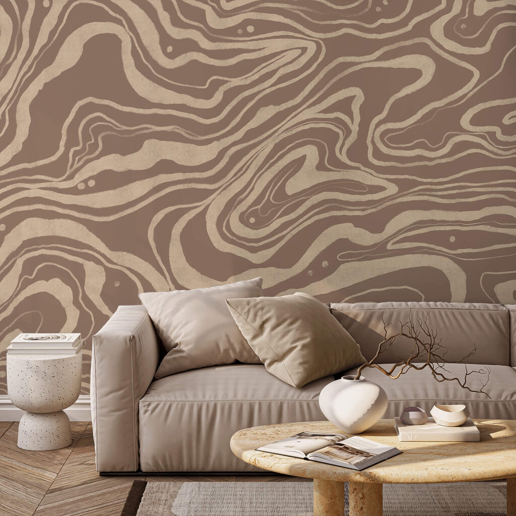 Thin twisting lines — interior 2