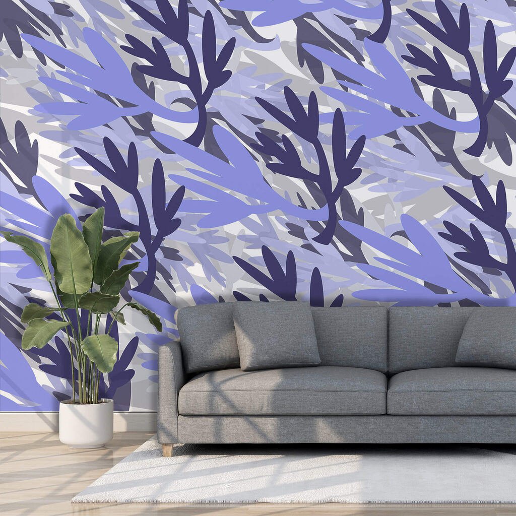 Overlapping blue sprigs — interior 2