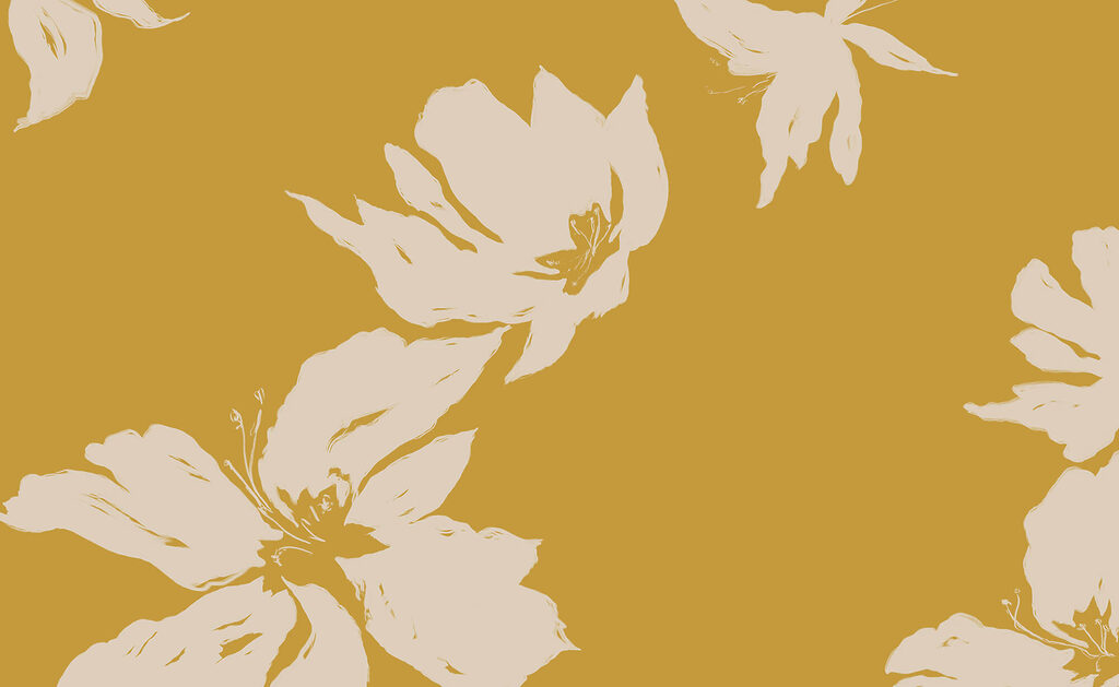Flower silhouettes — full design