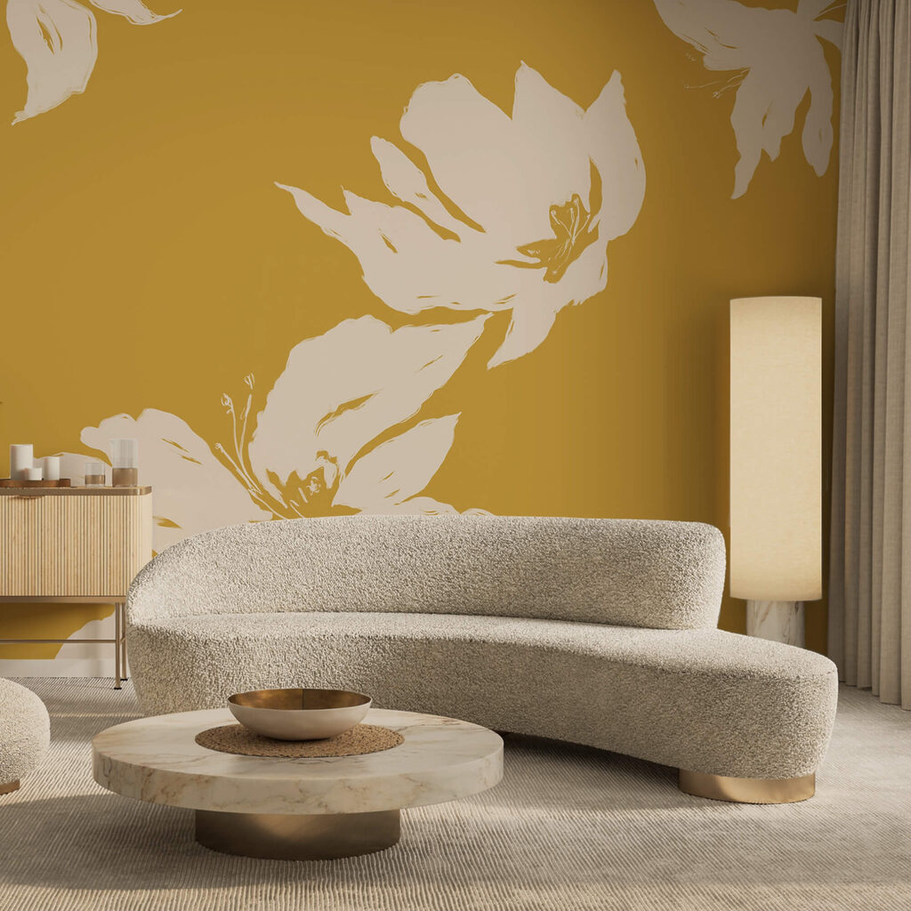 Flower silhouettes — interior 1