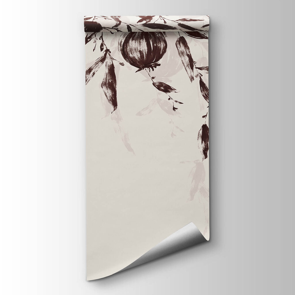 Dark pomegranates hang down — product view