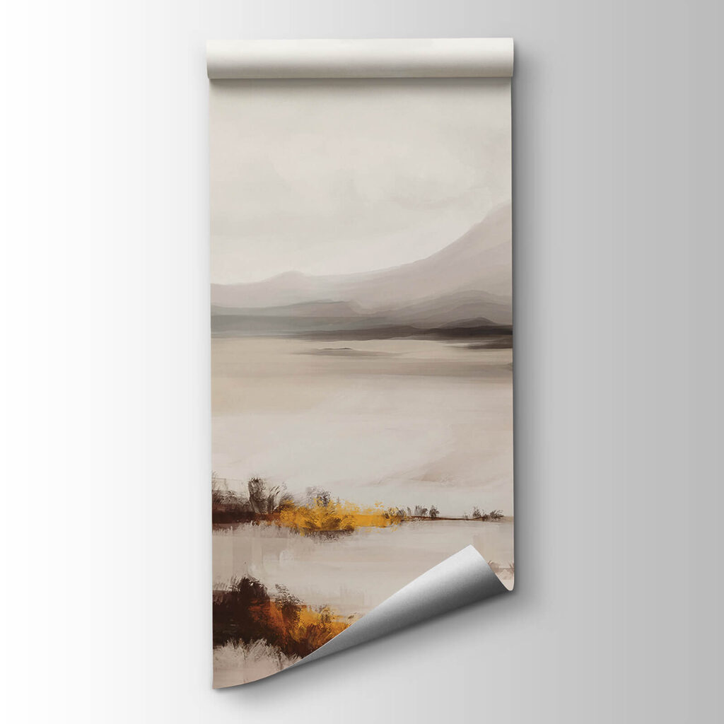 Lake with ochre shore — product view