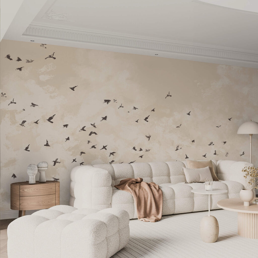 Flock of birds — interior 1