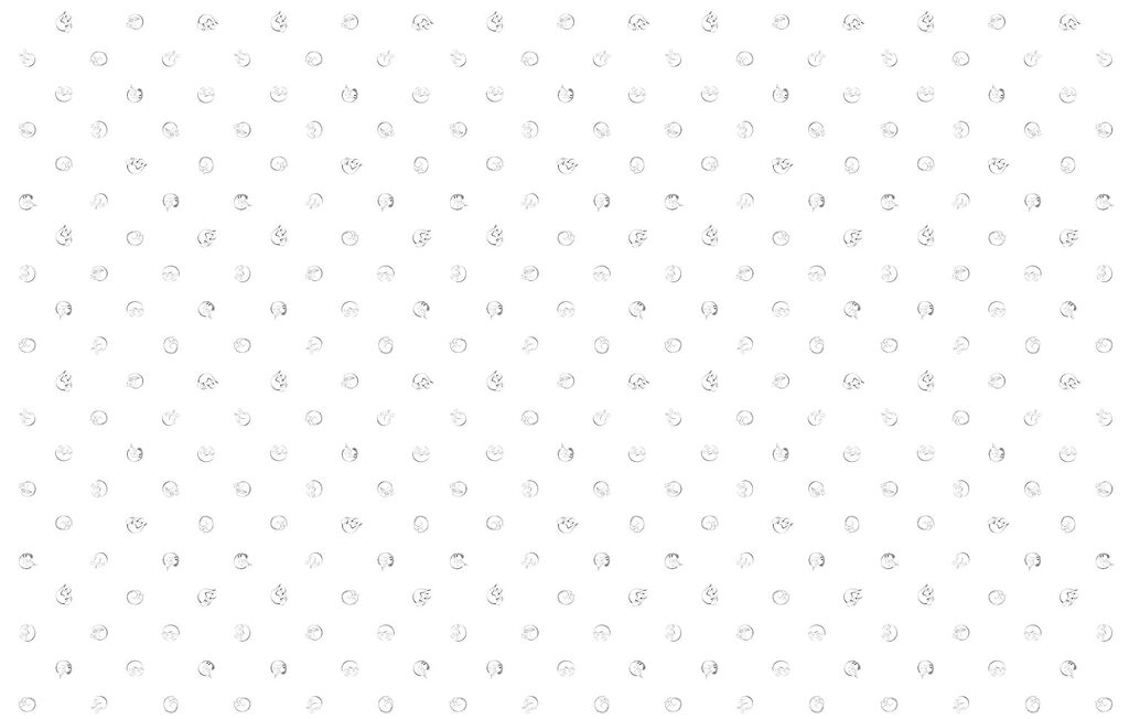 Small circles on white — full design