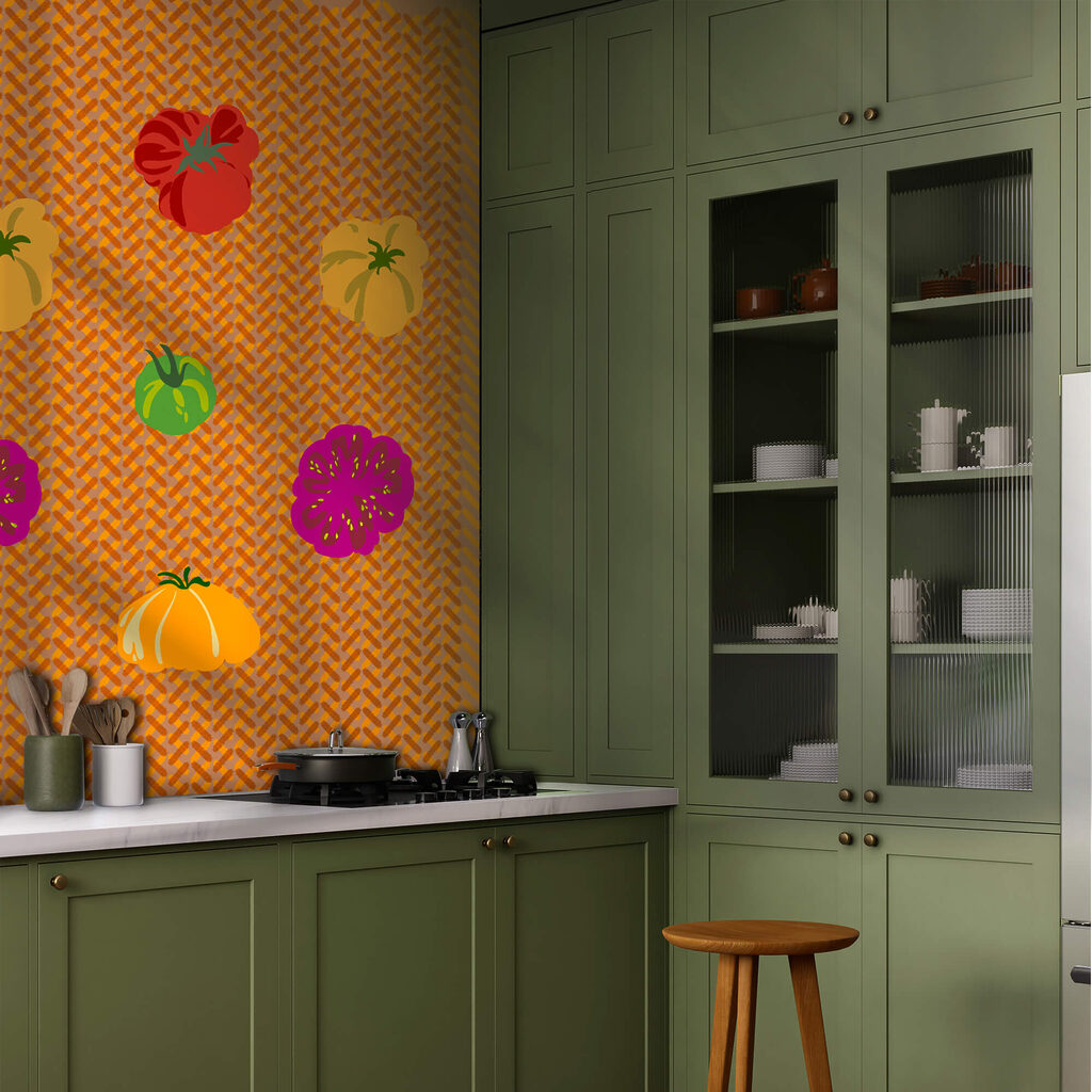 Pumpkins on a zigzag — interior 3