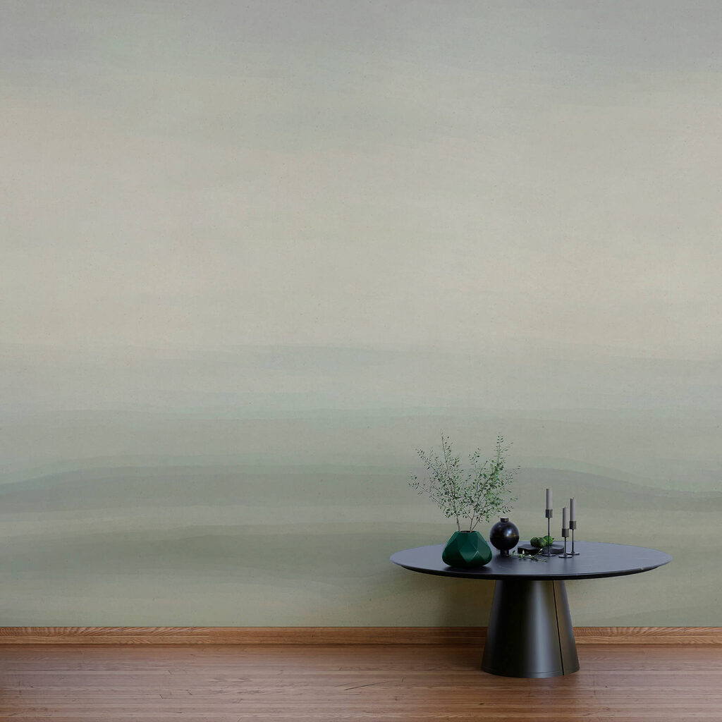 Green horizon in veils — interior 3