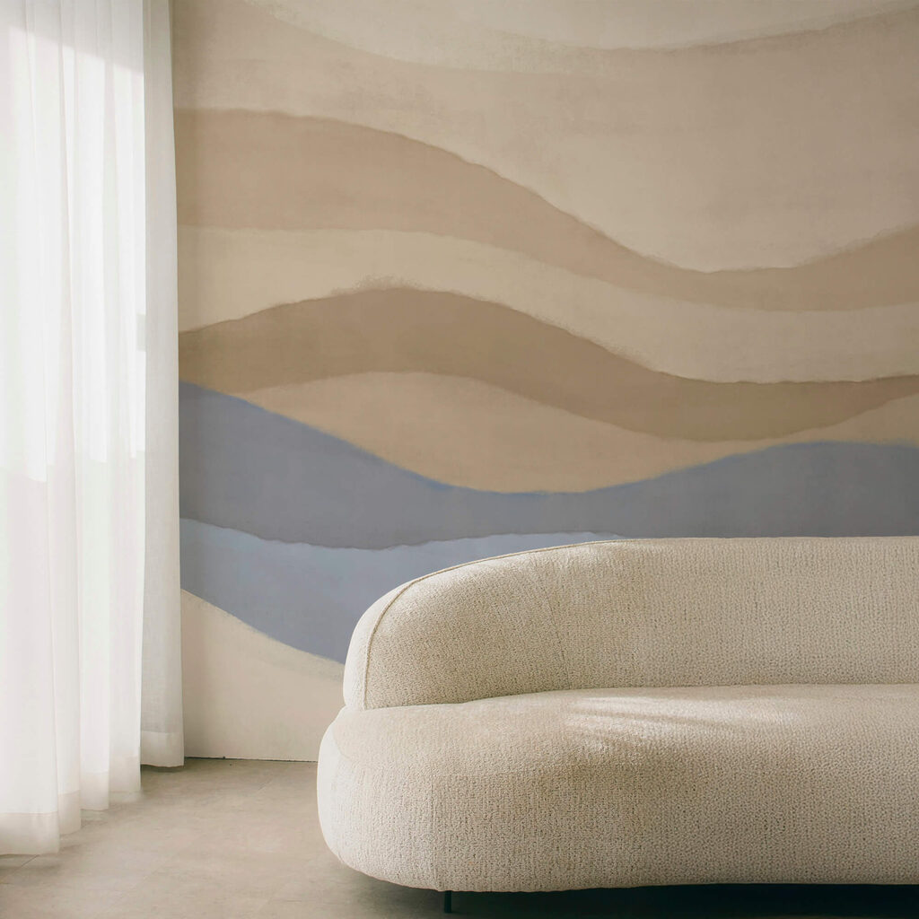 Soft layers of hills — interior 2