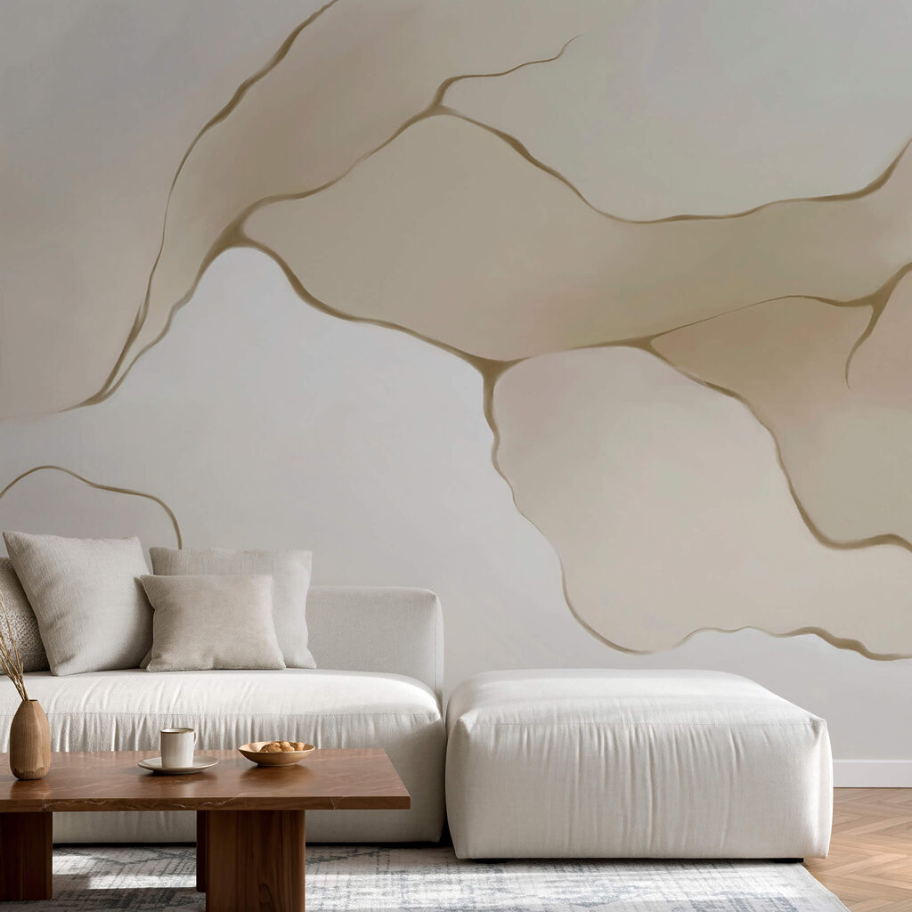 Fine veins in beige — interior 1