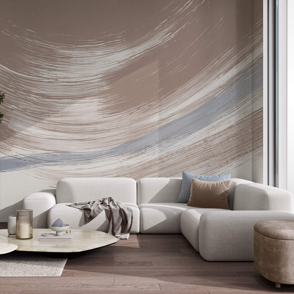Broad arc in brushstrokes — interior 1