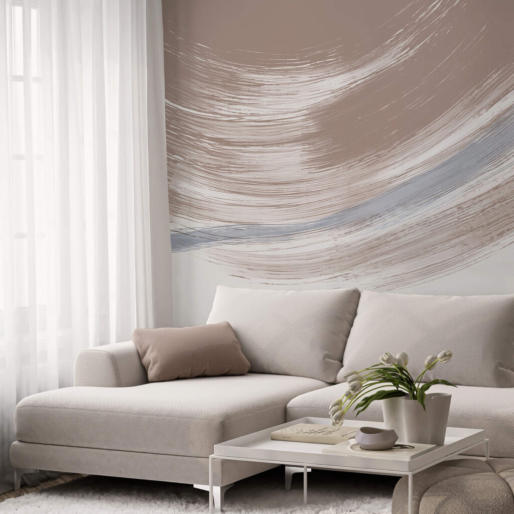Broad arc in brushstrokes — interior 2