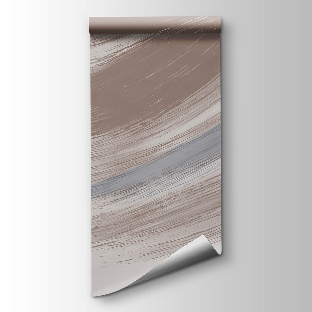 Broad arc in brushstrokes — product view