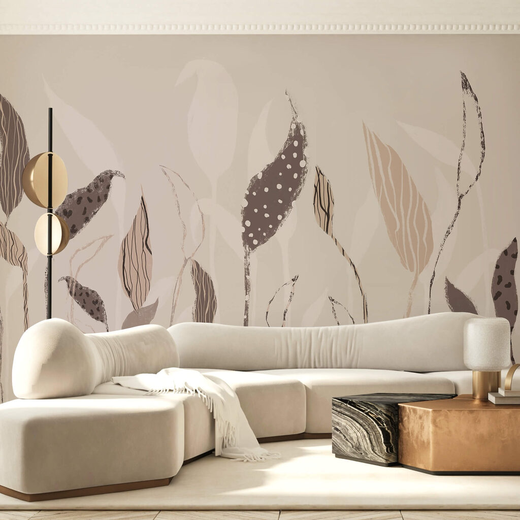 Leaves on long stems — interior 2