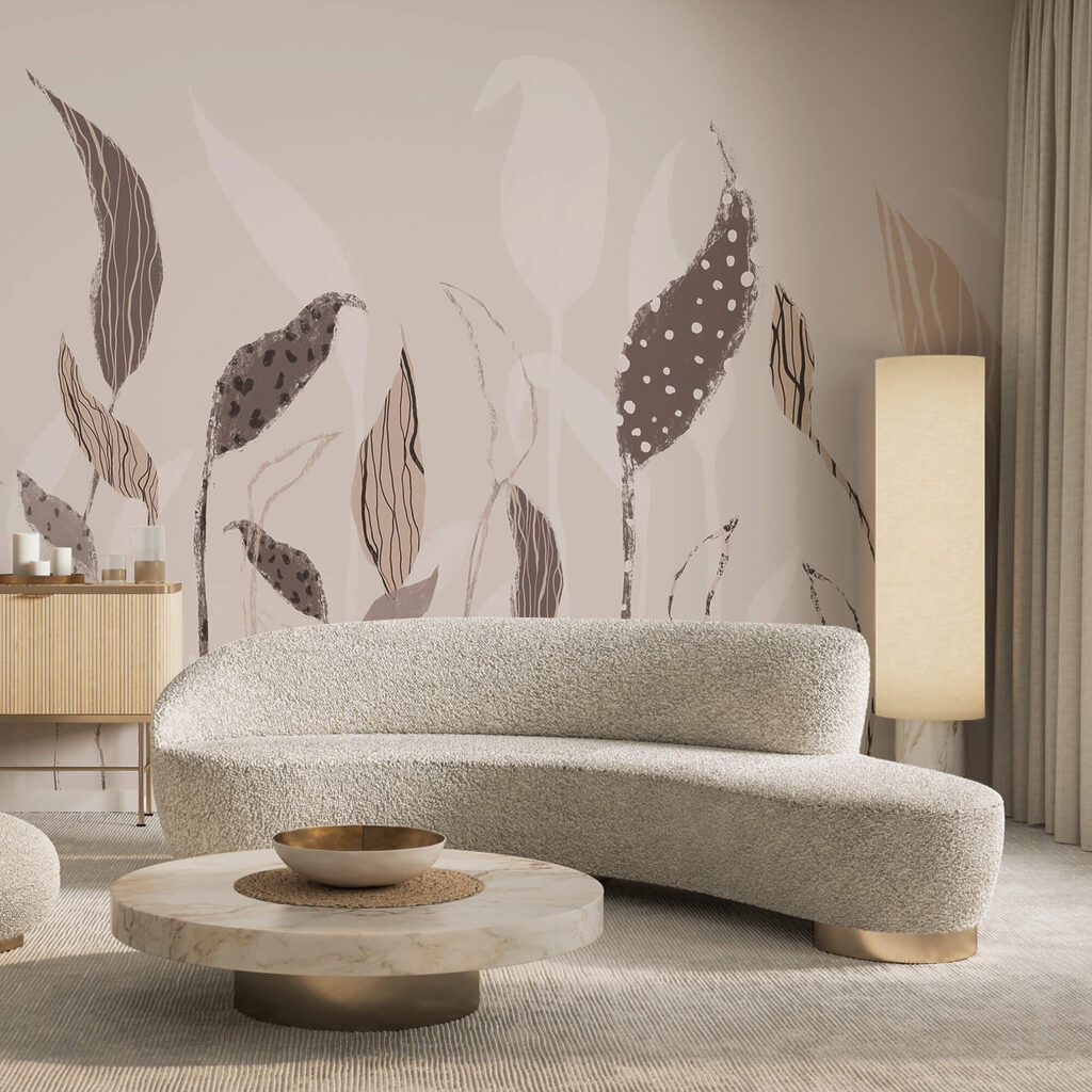 Leaves on long stems — interior 3